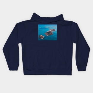 Rocky beaches Kids Hoodie